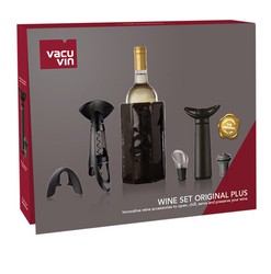 Set regalo vino vacuvin original plus 6 piezas