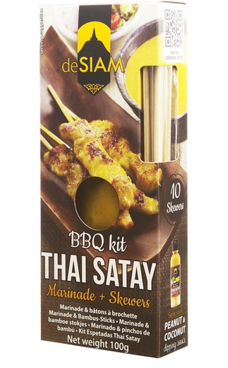 Set satay 100g comida tailandesa