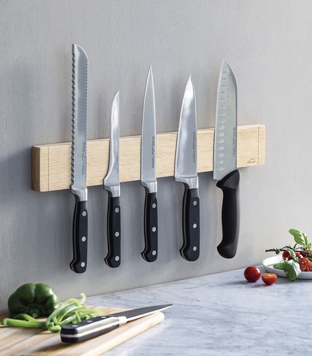 Porta-faca de cozinha magnético para facas de madeira 36 cm Lacor
