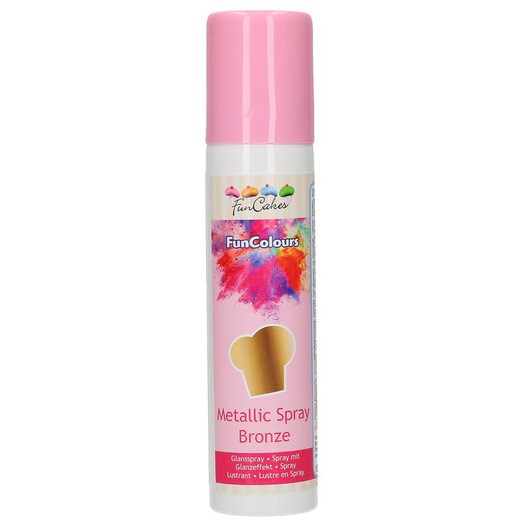 Color spray for food bronze funcakes 100 ml