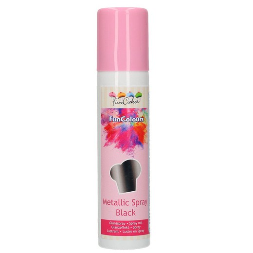 Color spray for food black funcakes 100 ml
