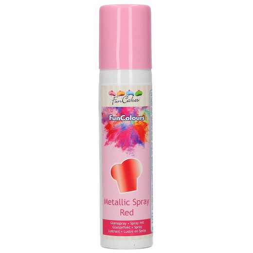 Red funcakes food color spray 100 ml