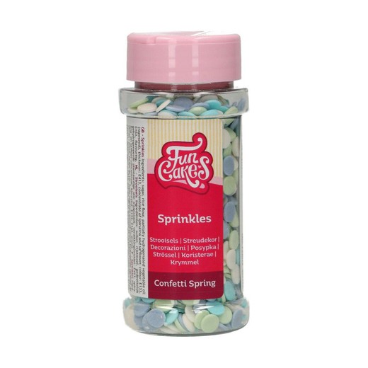 Sprinkle decoración azúcar confeti primavera 60 grs funcakes