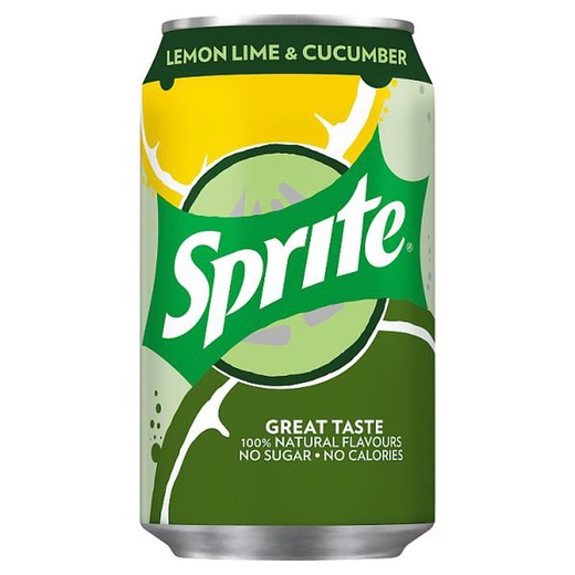 Sprite Lima Limón y Pepino lata 330ML