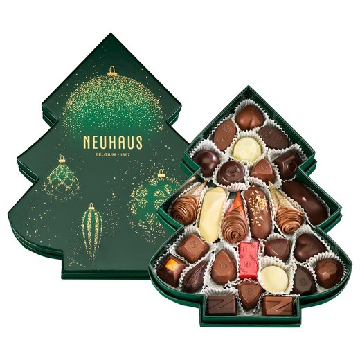 Árvore de Natal de chocolates de natal Neuhaus sortidos 335 grs