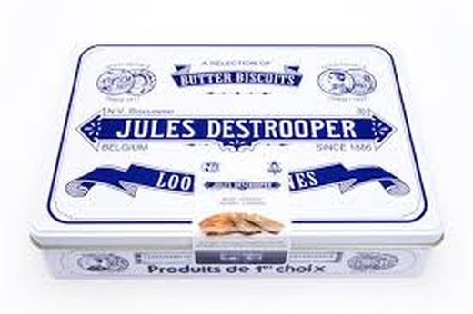 Assortimento di biscotti Jules Destrooper Scatola di metallo da 350 g