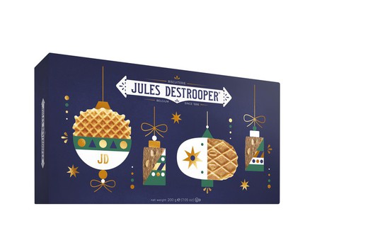 Jules Destrooper Assortiment de Biscuits Traditionnels de Noël 200 grs