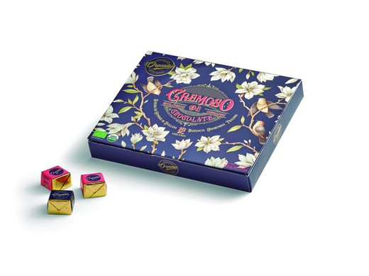 Assortiment de Bonbons Crémeux Bio Chocolat Organiko Duo de Noël 120 grs