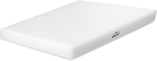 Witte keukentafel 530x325x20 Polyethyleen Lacor Profesional