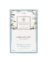 Tableta chocolate blanco con vainilla madagascar albert adrià jolonch 100 grs