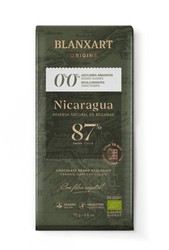 Nicaraguan Chocolate Tablet 87% 75 grams Blanxart No Added Sugar