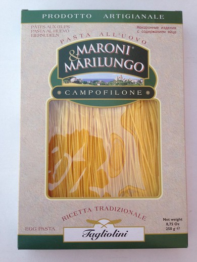 Tagliolini 250 g de massa italiana marilungo