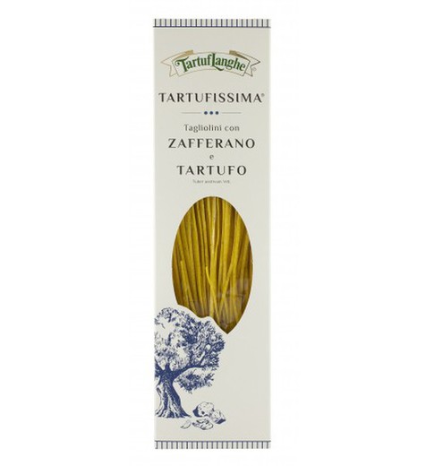 Tagliolini met saffraan ei en tartuflanghe truffel 250 grs