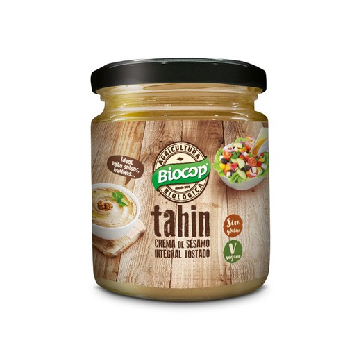 Roasted whole tahini biocop 225 g organic bio
