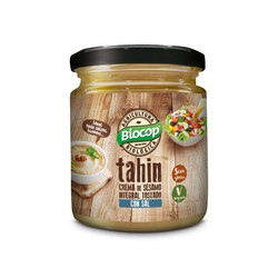 Roasted whole tahini salt biocop 225 g organic bio