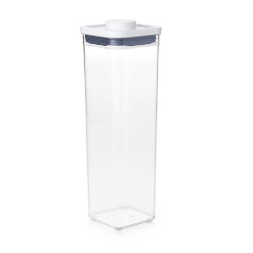 Oxo narrow square pop kitchen jar 2.1l oxo