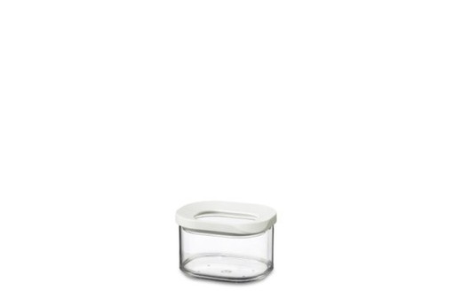 Modula mini 175 ml stackable kitchen jar - white