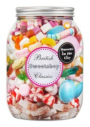 Tarro de Golosinas Navidad Sweets in the City Festive British Tarro Gigante 1kg