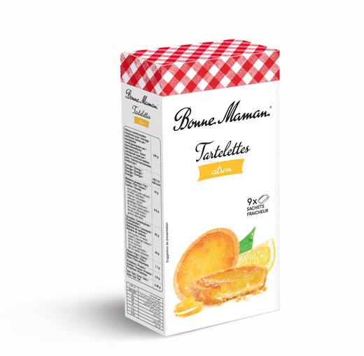 Lemon filled tartelettes 125 g bonne maman
