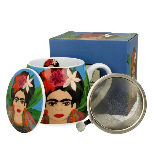 Taza Infusiones Frida Kahlo 43 Cl Porcelana Duo Art Gallery