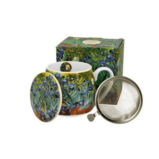 Taza Infusiones Iris 43 Cl Porcelana Duo Art Gallery
