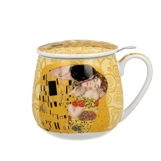 Taza Infusiones Klimt 43 Cl Porcelana Duo Art Gallery