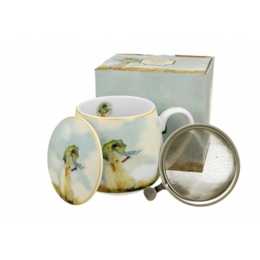 Taza Infusiones Monet Mujer 43 Cl Porcelana Duo Art Gallery