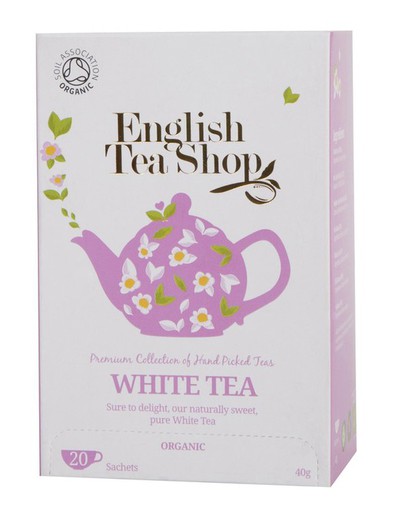TE Bio WHITE 40g Angielski sklep z herbatą