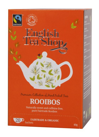 Te bio rooibos 40g inglês tea shop