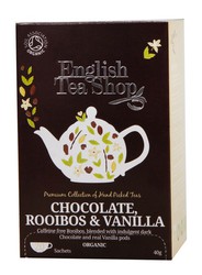 Té bio rooibos chocolate vainilla 40g english tea shop