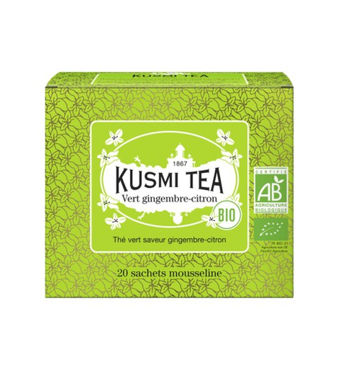 Πράσινο τσάι με τζίντζερ λεμόνι kusmi