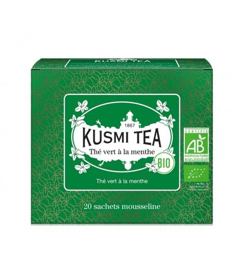 Thé vert à la menthe kusmi tea