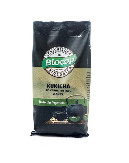 Thé vert torréfié kukicha 3 ans biocop 75 g bio écologique