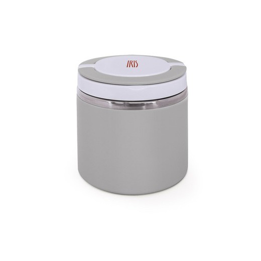 Lunchbox thermos grey inox 0,6l ίρις