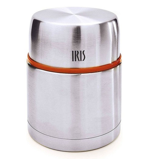 Solid thermos 500 ml. stainless steel iris