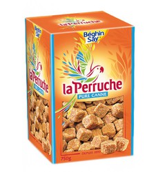 Irregular cubes of brown sugar 750 g perruche