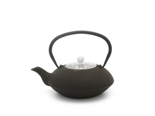 1.2l kettle with filter yantai iron black/brown bredemeijer