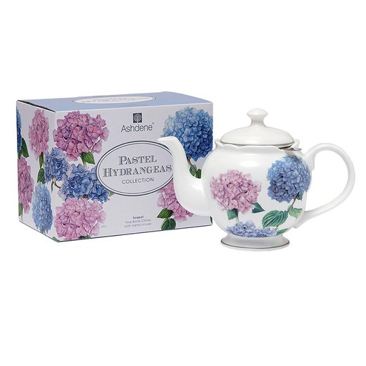 Ashdene Hydrangeas Teapot with Filter
