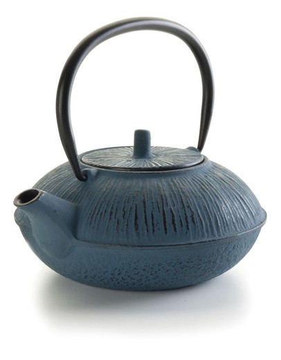 Gietijzeren Theepot Blauw 1,1 Liter Lacor