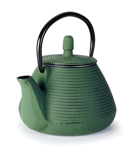 Groene Gietijzeren Theepot 0,8 Liter Lacor