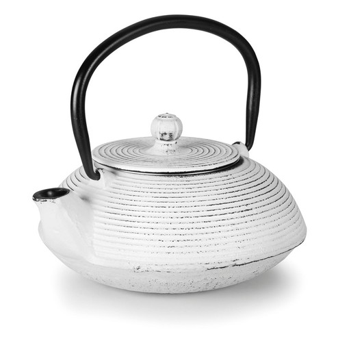 Cast Iron Teapot White 0.5 L Lacor