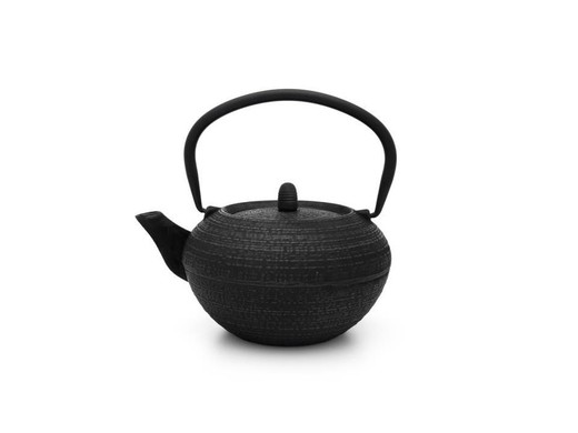 Tibet teapot 1.2l black cast iron bredemeijer