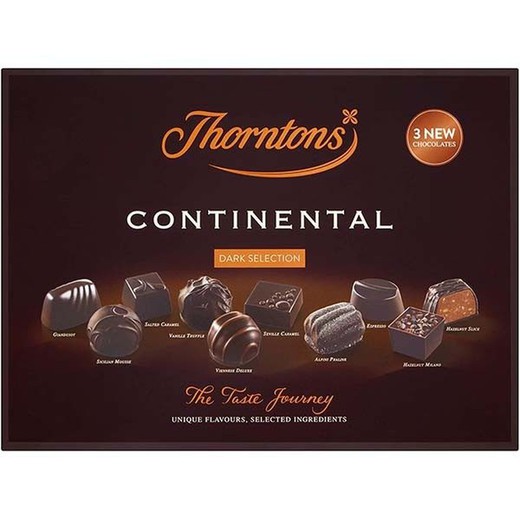 Thorntons Bombones Navidad Continental Dark 264g