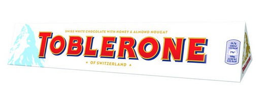 Toblerone gigante 360 gramos chocolate blanco