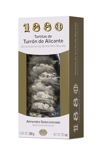Tortitas de Turrón de Alicante 1880 Artesano 200g