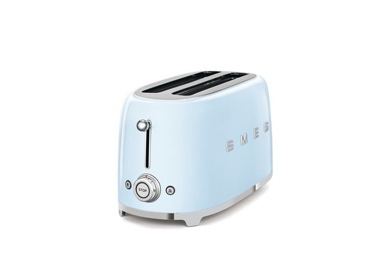 Smeg Style Retro Toaster Two Slice Pastel Blue