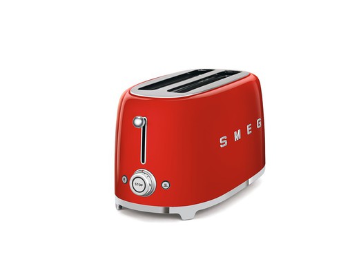 Smeg Style Retro Two Slice Red Toaster