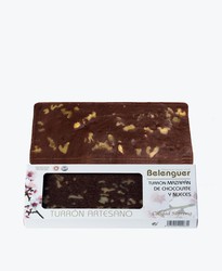Nougat Artesanal Belenguer com Maçapão de Chocolate e Nozes