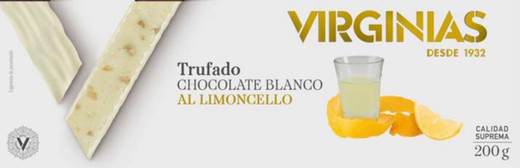 Vit choklad nougat med limoncello virginias 200 gr glutenfri