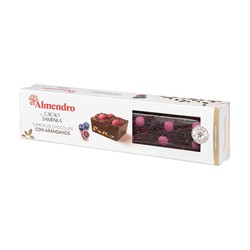 Turrón Chocolate con Arándanos 175 grs El Almendro